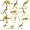 12 Pcs Artificial Dinosaur Skeleton Model Home d√©cor Figures Kids Educational Model