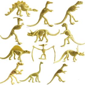 12 Pcs Artificial Dinosaur Skeleton Model Home d√©cor Figures Kids Educational Model