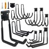 12-piece garage hook Heavy duty, utility steel garage storage hooks, wall-mounted garage hooks and organizers for organizing power tools, ladders, bul