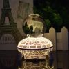 3D Elephant Gifts for Women Crystals Bal!60mm- Elephant Figurines Decor GlassAnimals Figurine Elephant Stuff for RoomBirthday for Best Friend Lovers K