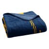 WEST VIRGINIA OFFICIAL NCAA "Digitize" Raschel Throw Blanket; 60" x 80"