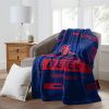 MISSISSIPPI OFFICIAL NCAA "Digitize" Raschel Throw Blanket; 60" x 80"