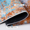 4x6 Area Rug, Washable Rug, Low-Pile, Non-Slip, Non-Shedding, Foldable, Kid & Pet Friendly - Area Rugs for living room, bedroom, kitchen, dining room