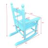 Children's rocking light Light Blue chair- Indoor or Outdoor -Suitable for kids-Durable