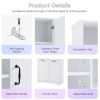 Bathroom Storage Cabinet with Doors and Drawers, Tilt-Out Laundry Hamper, Multiple Storage Space, Freestanding Style, Open Shelve, Adjustable Shelf, W