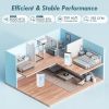 8000 BTU Portable Air Conditioner with Remote Control and LED Digital Display