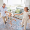 Naar 5x8 Area Rugs for Living Room, Washable Rug, Low-Pile, Non-Slip, Non-Shedding, Foldable, Kid & Pet Friendly - Area Rugs for living room, bedroom,