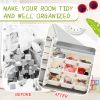 Kids Bookshelf Toy Storage Organizer with 17 Bins and 5 Bookshelves, Multi-functional Nursery Organizer Kids Furniture Set Toy Storage Cabinet Unit wi
