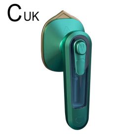 Mini Handheld Ironing Machine Portable Micro Steam Iron Machine For Clothes Ironing Wet Dry Clothes Garment Steamer U0N2 (Ships From: China, Color: Uk plug)