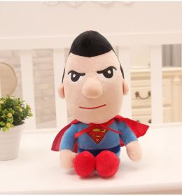 Disney Anime Plush Toy Spider-Man Doll Marvel Avengers Soft Plush Hero Captain America Iron Man Kids Christmas Gifts (Height: 27cm, Color: Superman)