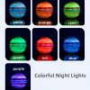 1pc New Air Humidifier Galaxy Humidifier With Colorful Lights Air Humidifier USB Humidifier Large Spray Atmosphere Night Light For Home Office Bedroom