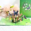 2pcs 3D Butterfly Greeting Card for mother's day; gifts for mom and wife