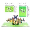 2pcs 3D Butterfly Greeting Card for mother's day; gifts for mom and wife